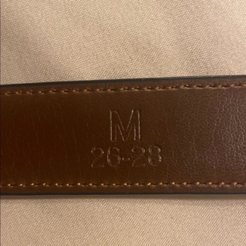 Dockers Brown and Silver Belt Classic Accessories